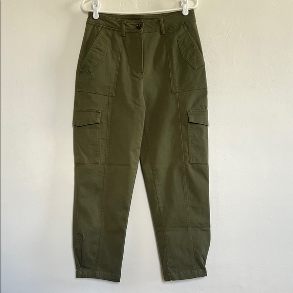 Jason Wu Women’s Green Cargo Pants - Picture 1 of 4